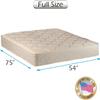 DS Solutions USA Comfort Classic Gentle Firm Full Mattress Only with Mattress Cover Protector Included view 2