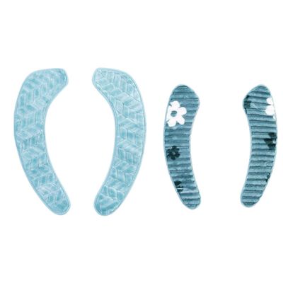 2 Pairs Plush Toilet Seat Cover adhesive cloth toilet cover Cushion Potty Training Mat pad polyester travel soft sanitary napkin