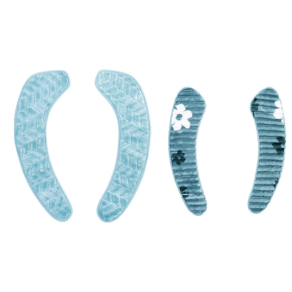 2 Pairs Plush Toilet Seat Cover adhesive cloth toilet cover Cushion Potty Training Mat pad polyester travel soft sanitary napkin