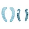 2 Pairs Plush Toilet Seat Cover adhesive cloth toilet cover Cushion Potty Training Mat pad polyester travel soft sanitary napkin view 1