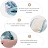 2 Pairs Plush Toilet Seat Cover adhesive cloth toilet cover Cushion Potty Training Mat pad polyester travel soft sanitary napkin view 4