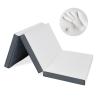 Heyward Premium 4 Memory Foam Trifold Mattress | Twin, Portable Space Saver, Medium-Firm, CertiPUR-US Certified | Washable Jacquard Ventilated Material w/Non-Slip Base | 75L x 38W x 4H view 1