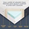 Heyward Premium 4 Memory Foam Trifold Mattress | Twin, Portable Space Saver, Medium-Firm, CertiPUR-US Certified | Washable Jacquard Ventilated Material w/Non-Slip Base | 75L x 38W x 4H view 4