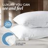 Beckham Hotel Collection Shredded Memory Foam Pillow 2-Pack Queen | Adjustable Fill Cooling Bed Pillows for Side, Back & Stomach Sleepers view 4