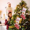 Christmas Stocking,Ornament String Thin 21 Inch Christmas Socks Pink Christmas Stockings Fireplace Hanging Candy Gift Socks Home Holiday Christmas Decorations Stained Glass Window Panel Ocean view 3
