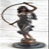 EUROPEAN BRONZE Art Nouveau Moreau Rare Pendule Sculpture Bronze Statue Dore HORLOGE SUPBERB Decorative Real Artwork Decor view 1