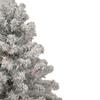 Northlight Pre-Lit Medium Heavily Flocked Madison Pine Artificial Christmas Tree Multi Lights, 3', Green view 3