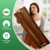 Large Acacia Serving Board with Handles, 36 x 12 Inch Rectangular Charcuterie Platter, Natural Wood Server for Meat, Cheese Board, and Party Appetizers, Extra Long 3ft view 2