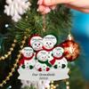 CHEERZEER CUSTOMIZE Grandparents and 3 Grandkids Christmas Ornament Personalized, Our Grandkids Ornament, Grandma Grandpa and Grandchildren view 3