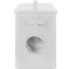 Metal Laundry Soap Dispenser Container Holder with Scoop Laundry Powder Box Pet Food Storage Bin Kitchen Food Canister Pantry Organizer Pods Bin Holder Bin White view 1