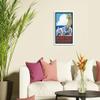 1929 Cap D'Antibes Grand Prix - Juan-les-Pins France - Vintage Car Racing Poster by Alexis Kow - Fine Art Matte Paper Print (Unframed) 16x20in view 3