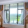 Insulating Film for Windows,Blackout Thermal Insulated Window Drapes Self-Adhesive Window Insulation Kit,Anti-Cold Windproof Noise Reducing Privacy Winter Warm Curtains,Custom (WxH(24x47in)) view 1