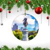 Boston City Scene Christmas Ornament Cityscape Christmas Tree Ornaments Ornament for Christmas Tree Double Sided Porcelain Country Souvenir Gift view 3