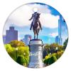 Boston City Scene Christmas Ornament Cityscape Christmas Tree Ornaments Ornament for Christmas Tree Double Sided Porcelain Country Souvenir Gift view 4