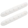 2pcs Silicone 8 Slot Adhesive Cable Holders for Desk view 1
