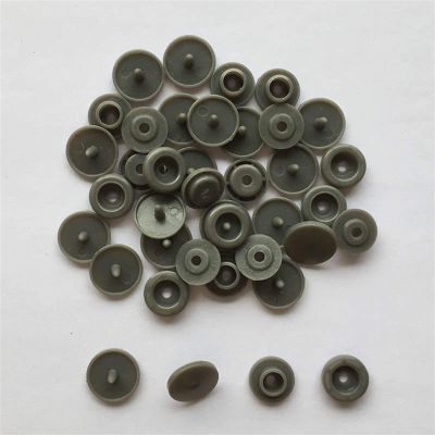 XTYPE 100 Put T5 12MM Turn Plastic Snaps Button Fasteners Quilt Cover Sheet Button Garment Accessories for Baby Clothes Clips (Color : Grey, Size : 100set)