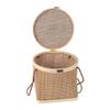 RDSAQWEXC Storage, 1-Pack, Woven Sundry Baskets, Crab Bamboo Storage Container, Retro Gift Candy Flower Holder view 2