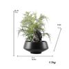 UNNS Small Bonsai Artificial Plant Bonsai Simulation Fine Leaf Green Plant Potted Plant Decoration Porch Living Room Office Tea House Bonsai Soft Decoration Decoration Artificial Potted Plants view 2