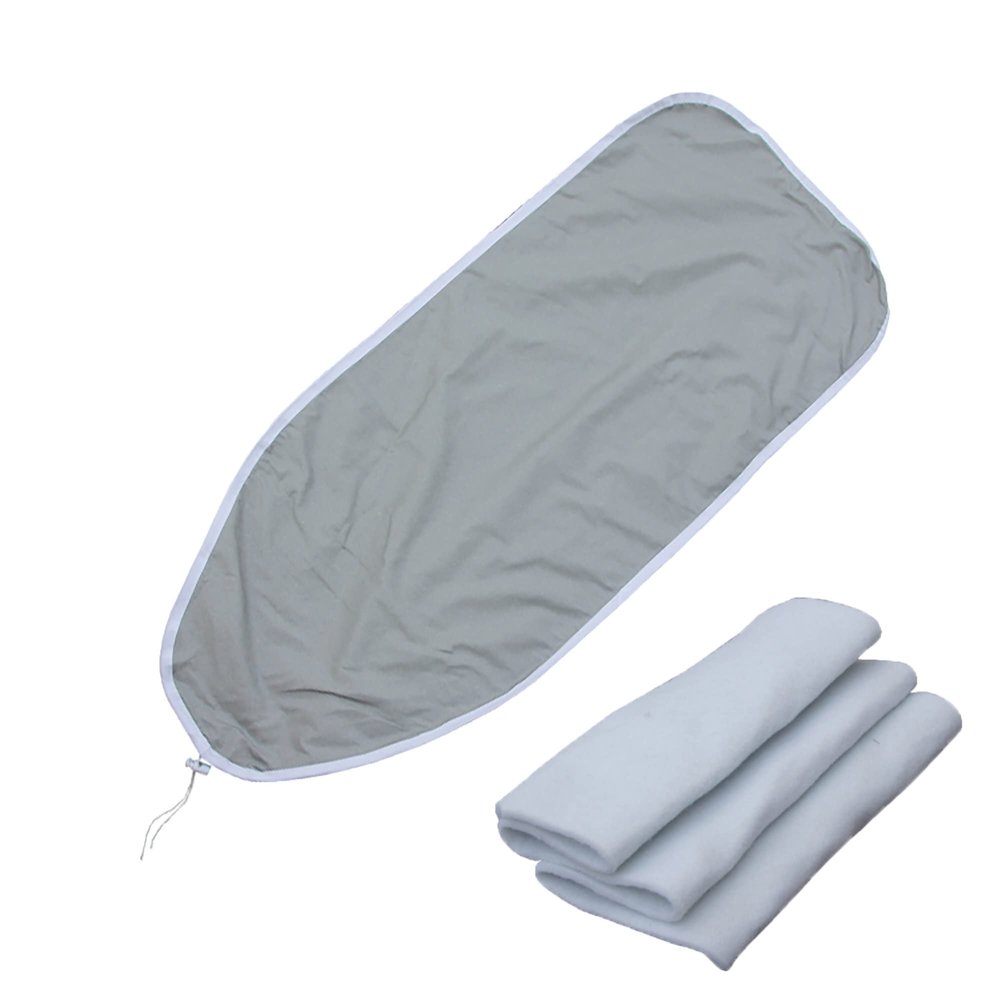 AOKEBR Iron Table Cover,Ironing Board Covers,Replacement Iron Board Padded Covers,Ironing Board Cloth Cover,with Silver Coating,Ironing Board Covers,Easy-Fit,for Steam Irons,Easy Installation