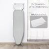 AOKEBR Ironing Board Covers,Iron Table Cover,Ironing Board Cover and Pad,Iron Board Cover and Pad,100% Cotton,Ironing Board Covers with Padding,for Steam Irons,Easy Installation (Size : 132x51cm) view 2