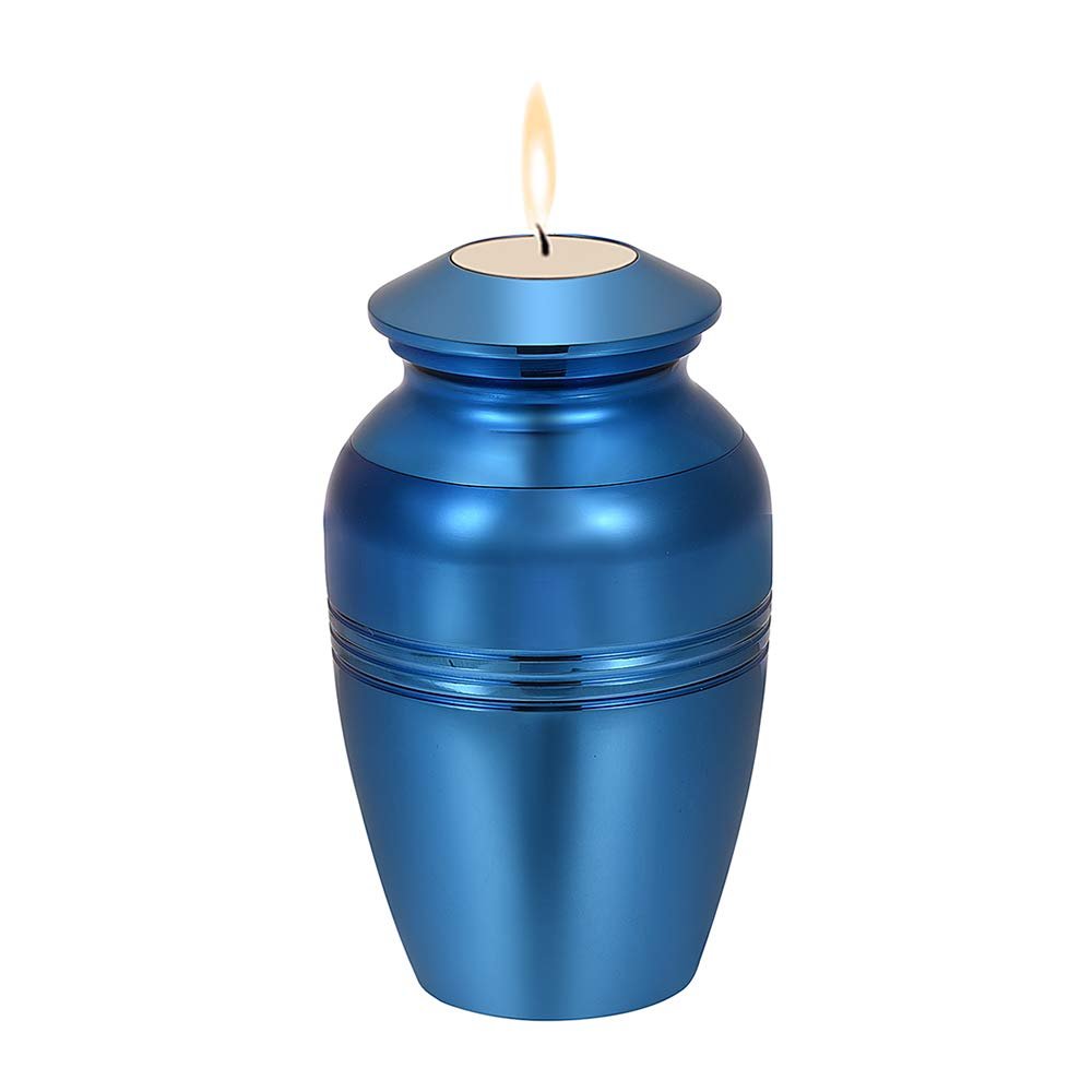 SHEIL Stainless Steel Jar Funeral Urn Ash Keepsake Casket Pet Human Memorial Locket