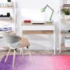 A Nice Night Shaggy Fluffy Faux Fur Area Rug, PinkPurple Tie Dye Star Glitter Printed,Soft, Luxurious Carpet Rugs for Nursery Rug, Bedroom, Living Room,5'x7' view 4