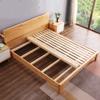 Fold Rollable Hard Bed Board, Hard Bed Solid Wood Hard Mattress Wooden Slats Folding Bedstead Bed Board (Color : Style 2, Size : 135x200cm) view 4