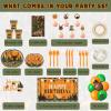 Suclain 165 Pcs Hunting Birthday Party Decorations Backdrop, Camo Deer view 3