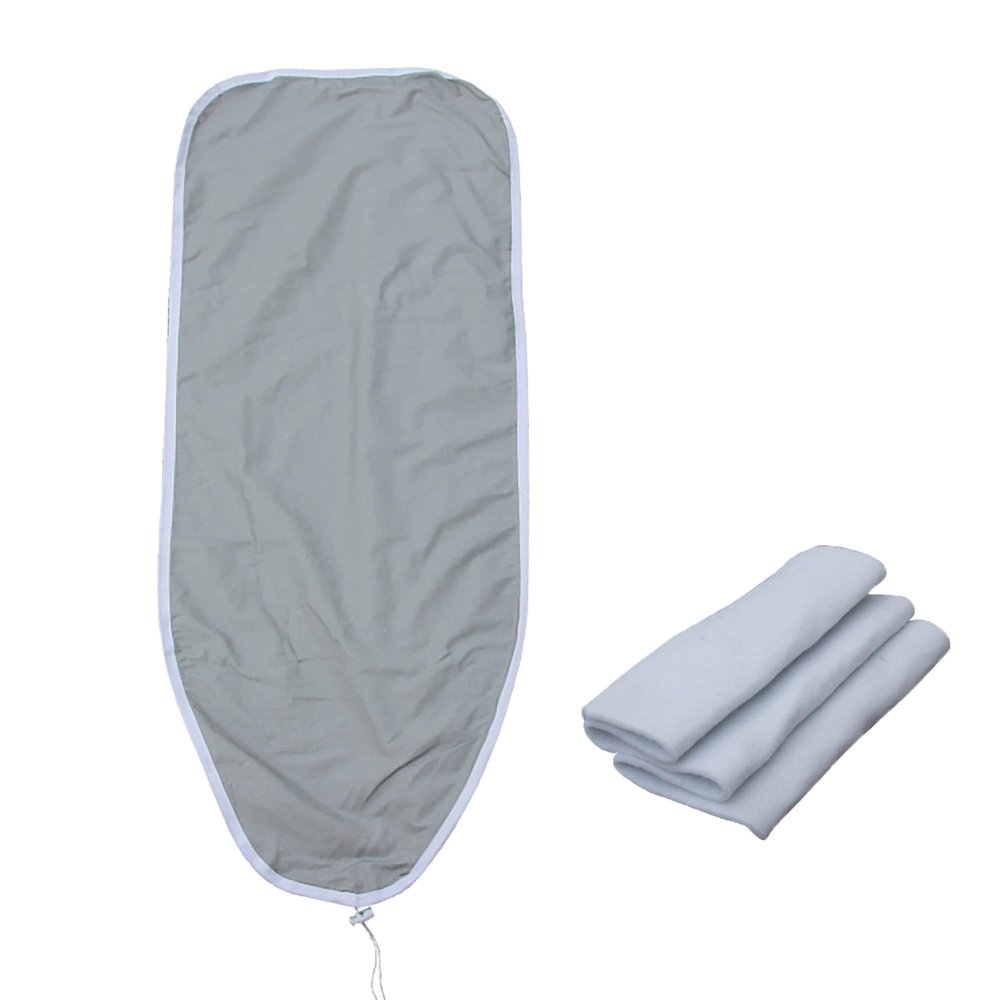 AOKEBR Ironing Board Covers,Iron Table Cover,Replacement Iron Board Padded Covers,Ironing Board Cloth Cover,with Silver Coating,Ironing Board Covers,Easy-Fit,for Steam Irons,Easy Installation