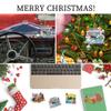 Spain Malaga Christmas Ornament Transparent Acrylic Xmas Tree Decoration Double Sided Pendant Travel Souvenir Collection Car Backpack Accessories view 4