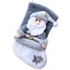 JUNYY Christmas Thick Fleece Stocking Gift Bag Creative Xmas Tree Fireplace Hanging Ornament Party Decorations(Style 1) view 1