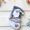 JUNYY Christmas Thick Fleece Stocking Gift Bag Creative Xmas Tree Fireplace Hanging Ornament Party Decorations(Style 1) view 3