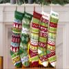 TEEAMORE Custom Christmas Stocking Personalized Christmas Stocking with Name Custom Name Stocking Hanging Stockings Set of 4 view 3