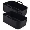 2pcs Air Fryer Pad Silicone Baking Tray Liners for Air Fryer Basket for Air Fryer Baking Tray with Handles Silicone Baking Baskets Kitchen Supplies Air Fryer Basket Baking Supplies view 1
