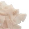 Balsa Circle 50 Nude Premium Curly Chiffon Chair Cover Caps with Sashes for Wedding Party Ceremony Reception Decorations Washable Elegant Chair Decor view 2