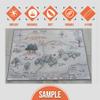 HomeLoft Basics Kids Room Rug, Pooh Bear Map, Soft Play Rug, 120x180cm view 2