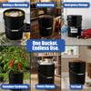 ePackageSupply 5 Gallon Bucket - Food Grade w/Lid BPA-Free, 1 Pack - Black view 3