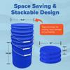 ePackageSupply 5 Gallon Bucket with Airtight Lid | Made in USA | Food Grade | Heavy-Duty Premium HPDE Plastic | Durable 90 Mil All Purpose Pail | Easy Stack and Store | BPA Free | 6 Count view 2