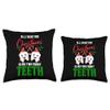All I Want For Christmas Is My Two Front Teeth Dentist Throw Pillow view 3