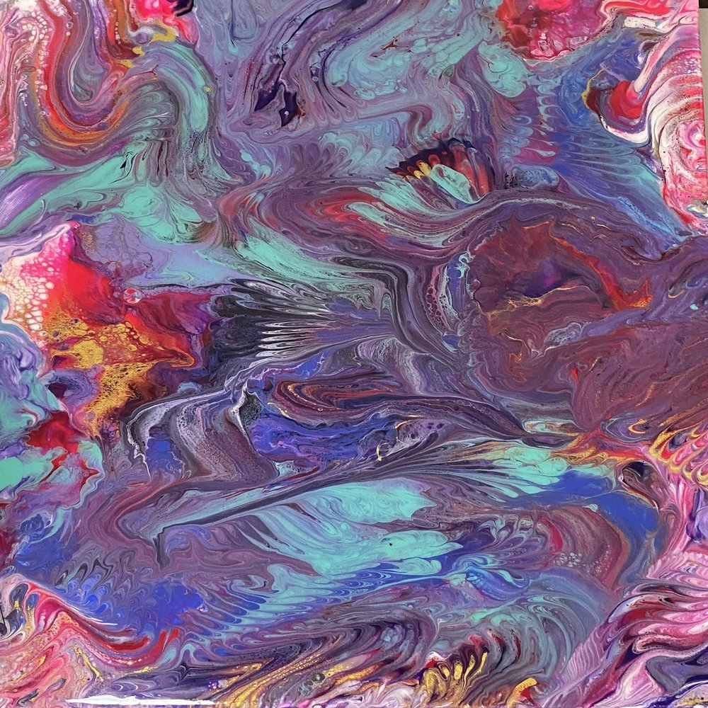 Abstract flow art called Moving Colors