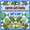 Supreme Quilt Backing, King, Seamless, from AQCO, Blender Black, 108"x108" view 3
