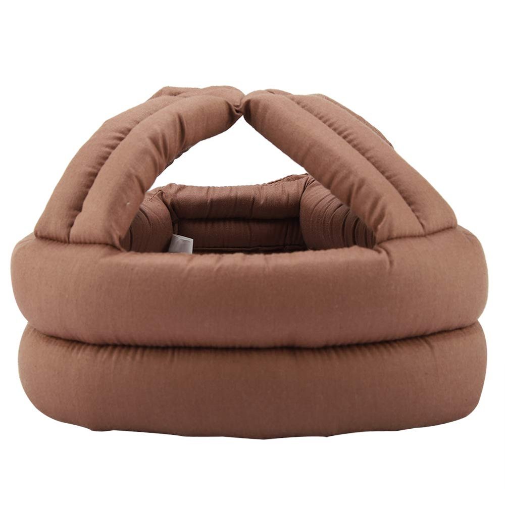 Thick Soft Protective Helmet for Elderly Youth Adult Sizing,Seniors Protector Fall Hat,Elder Safety Products Injury in Falls,for Home Gardening Walking Dog(Khaki lace)
