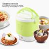 1L Mini Rice Cooker, 12v Electric Lunch Box Portable for Car, Multifunctional Food Steamer Fast Cooking Fully Automatic Non-Stick Pot for Travel Camping (Green) view 2