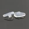 Caulo Airbag Clip On Nose Pads Compatible w Oakley Glasses Sunglasses OX5087 OX5113 OX5120 OX3127 OX3204 OX3222 OX5119 OX5122 OX5094 OO6005 OO4145 OO4147 etc (Clear - 6 Pairs) view 2