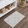 1 Piece Beautiful Oatmeal Tan Bath Rugs for Bathroom Size 20'' x 30'' | Farmhouse Touch, Extra Soft Smooth Ultra Plush, Textured Tufted Weave, Modern Style | Non Slip Backing Comfortable Classy view 2