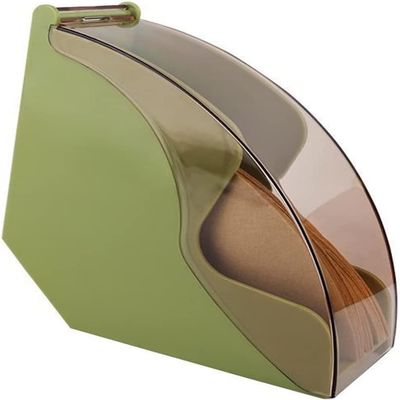 Coffee Filter Holder Coffee Filter Storage Box with Cover Filter Paper Holder for Coffee Shop/Home (Color : Green)