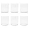TAG True Living Classic Clear Bubble 15 ounce Cocktail Glass Set of 6, Old Fashioned view 1