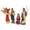 13-Piece nacimiento navideo Nativity Figurine Set. Hand-Painted Christmas Nativity Scene, 5" to 4" Tall. view 2