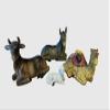 13-Piece nacimiento navideo Nativity Figurine Set. Hand-Painted Christmas Nativity Scene, 5" to 4" Tall. view 4