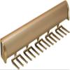 TAG Hardware Designer 15 Hook Full Extension Telescopic Tie Rack Closet Organizer (MATT Gold) view 1